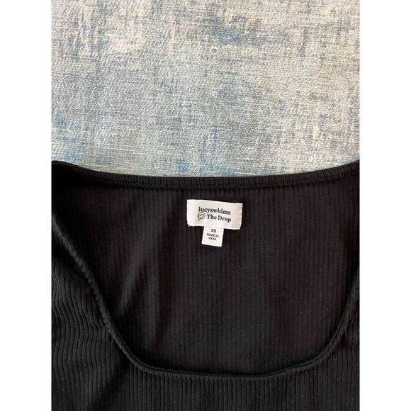 Lucyswhims The Drop Square Neck Balloon Sleeve Top XS - Picture 5 of 6